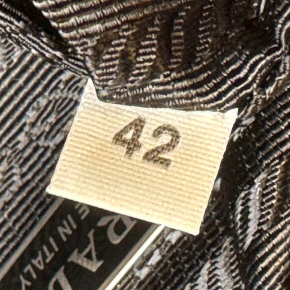 Prada  Triangle Leather Clutch Yellow - Picture 13 of 13